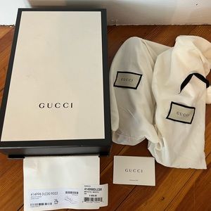 GUCCI Women's Leather Horsebit Loafer - White - Size 9